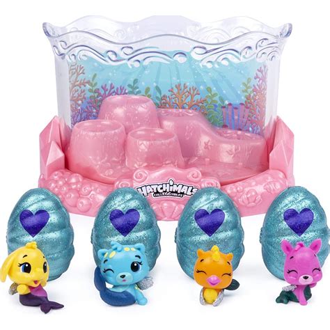Get ready for aquatic fun with the Hatchimals Mermal Magic Underwater Aquarium toy
